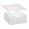 Cajón + estante de madera