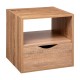 Cajón + estante de madera