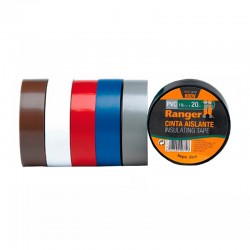 Cinta aislante de PVC 19mmx20m Ranger
