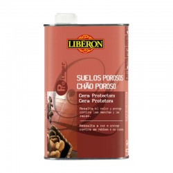 Cera protectora para suelos porosos 1L Liberon