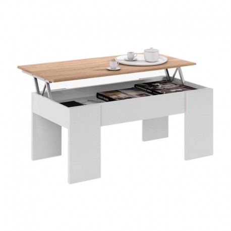 Mesa de centro elevable melamina Kendra