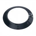 Embellecedor vitrificado negro chimenea