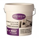 Pintura plástica satinada blanca