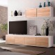 Mueble de salón melamina para TV Alida