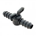 Llave de paso para riego goteo 1/4 16mm