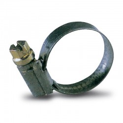 Abrazadera de acero tornillo sin fin 9mm 2 uds.