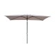 Parasol de aluminio cuadrado 2x3m