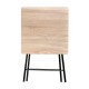 Mesa auxiliar plegable cuadrada de metal/MDF