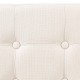 Puff arcón rectangular plegable de madera y poliéster