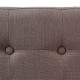 Puff arcón rectangular plegable de madera y poliéster