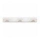 Colgador percha de acero con 3 ganchos