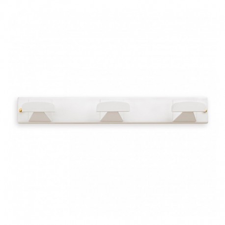 Colgador percha de acero con 3 ganchos