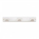Colgador percha de acero con 3 ganchos