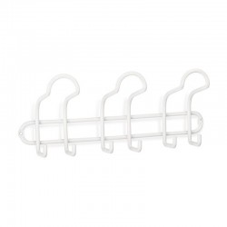 Colgador percha de acero con 3 ganchos