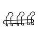 Colgador percha de acero con 3 ganchos