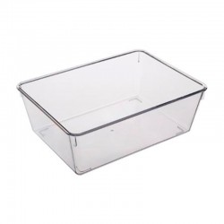 Organizador transparente de poliestireno