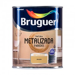 Pintura esmalte metalizada paredes 1L