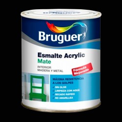 Esmalte acrílico mate negro