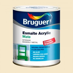 Esmalte acrílico mate blanco lino
