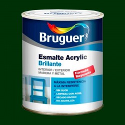 Esmalte acrílico brillante verde mayo