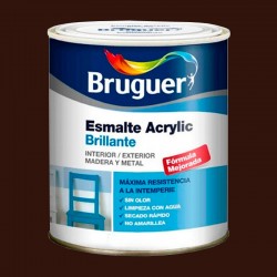 Esmalte acrílico brillante tabaco