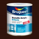 Esmalte acrílico brillante tabaco