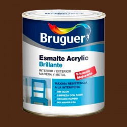 Esmalte acrílico brillante pardo