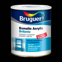 Esmalte acrílico brillante negro