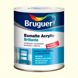Esmalte acrílico brillante marfil