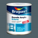 Esmalte acrílico brillante gris medio
