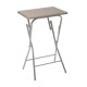 Mesa auxiliar plegable de metal/MDF