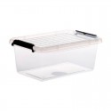 Caja de PVC transparente con clips