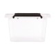 Caja de PVC transparente con clips