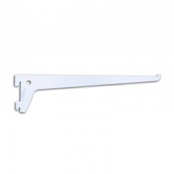 Cartela sencilla para cremallera aluminio blanca