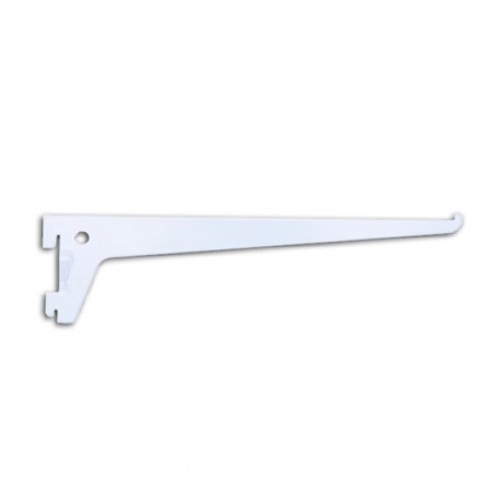 Cartela sencilla para cremallera aluminio blanca