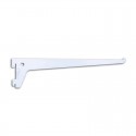 Cartela sencilla para cremallera aluminio blanca
