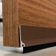 Burlete adhesivo de PVC labio para puerta 1m