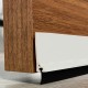 Burlete adhesivo de PVC labio para puerta 1m