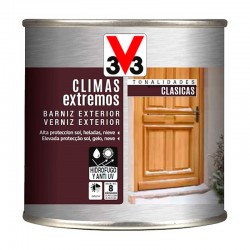 Barniz incoloro brillante para climas extremos V33