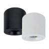 Foco de superficie redondo de aluminio blanco GU10