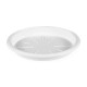 Plato redondo blanco