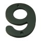 Número de hierro forjado del 0 al 9 100mm