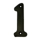Número de hierro forjado del 0 al 9 100mm