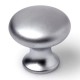 Pomo redondo de mueble zamak cromo 25mm