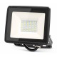 Foco proyector LED de aluminio negro 6500K IP65
