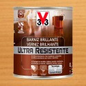 Barniz para madera interior brillante roble claro V33