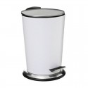Cubo de metal con tapa silenciosa 3 litros para baño