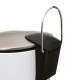 Cubo de metal con tapa silenciosa 3 litros para baño