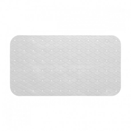 Alfombra de ducha antideslizante de rombos 69x39cm