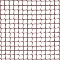 Malla cuadrada de plástico marrón 1x5m